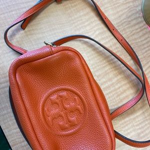 Orange Tory Burch small crossbody